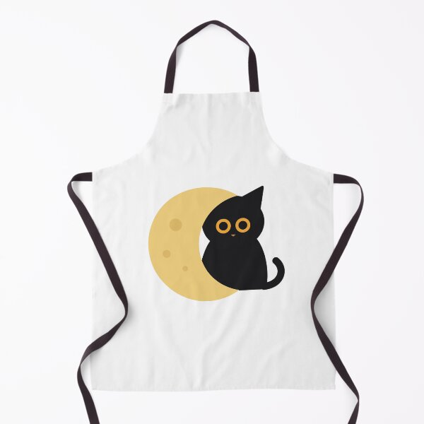 Item preview, Crescent Moon Cat | Celestial Black Cat Sticker designed and sold by King Of Designs.