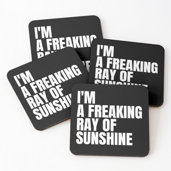 Item preview, I'm A Freaking Ray Of Sunshine Sarcastic Funny Slogan designed and sold by Dondonmart.