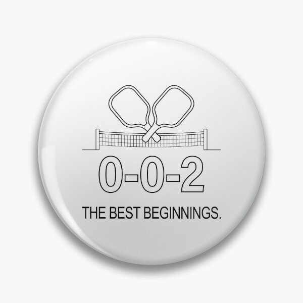 Item preview, 0-0-2 The Best Starts Indoor Pickleball Sport Lover Serve & Dinking Unisex Minimalist Minimalism Graphic designed and sold by MoqunaDesign.