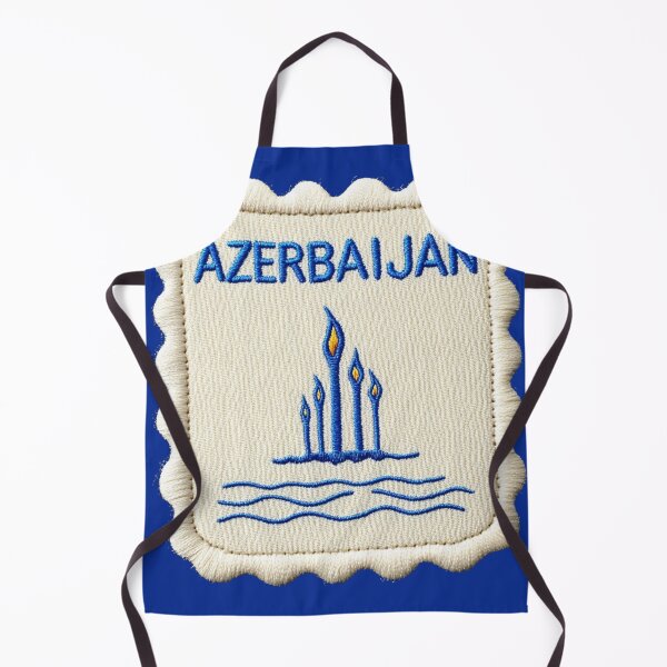 Item preview, Azerbaijan Travel Patch Flame Towers Embroidered designed and sold by tiigerdad.