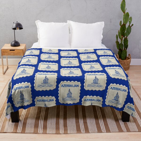 Item preview, Azerbaijan Travel Patch Flame Towers Embroidered designed and sold by tiigerdad.