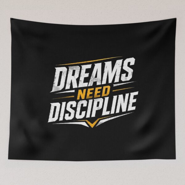 Item preview, Dreams Need Discipline Mountain Growth Mindset designed and sold by v6ziix.
