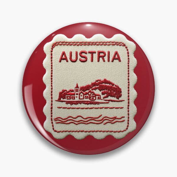 Item preview, Austria Travel Patch Alpine Village Embroidered designed and sold by tiigerdad.
