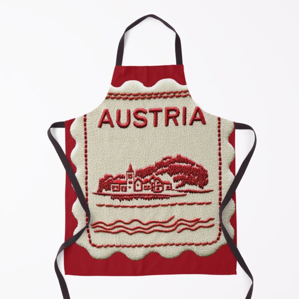 Item preview, Austria Travel Patch Alpine Village Embroidered designed and sold by tiigerdad.