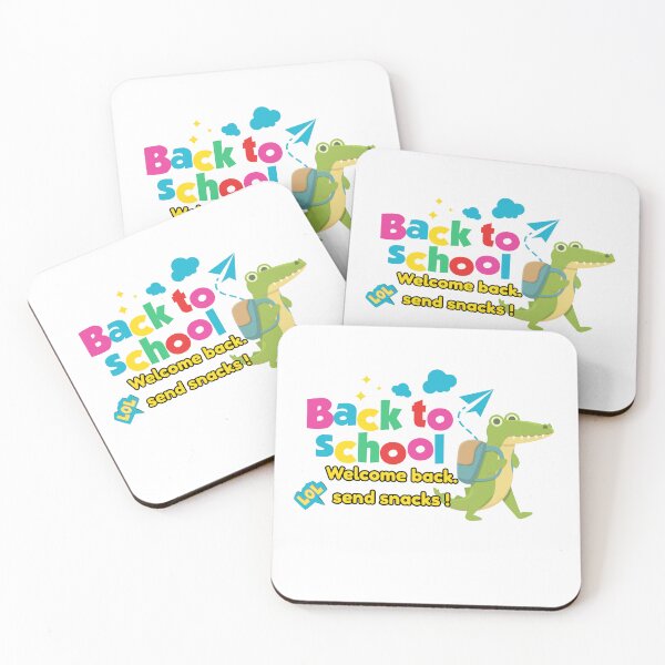 Item preview, Back to School Send Snacks Cute Crocodile designed and sold by bloombyomnia.
