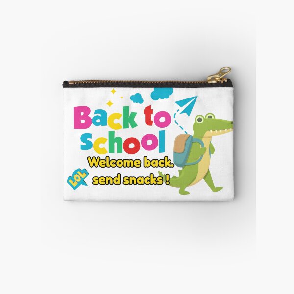 Item preview, Back to School Send Snacks Cute Crocodile designed and sold by bloombyomnia.