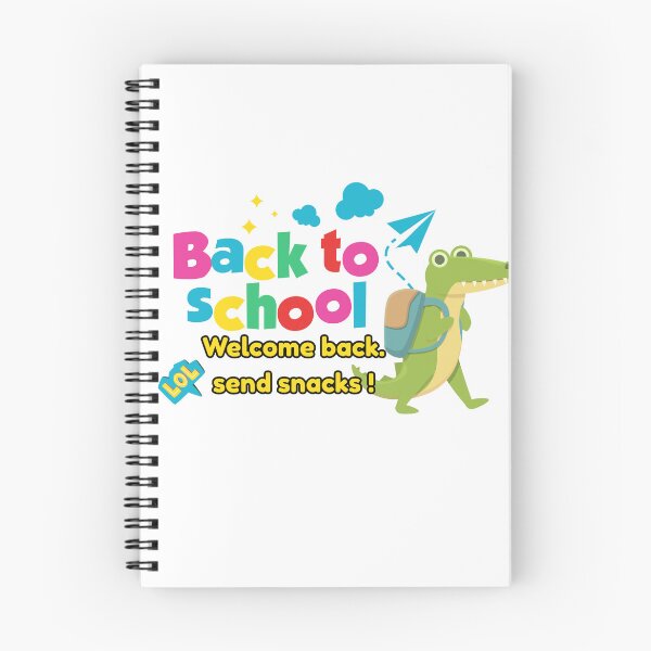 Item preview, Back to School Send Snacks Cute Crocodile designed and sold by bloombyomnia.