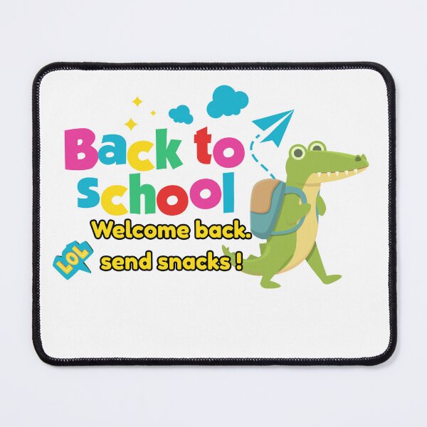 Item preview, Back to School Send Snacks Cute Crocodile designed and sold by bloombyomnia.