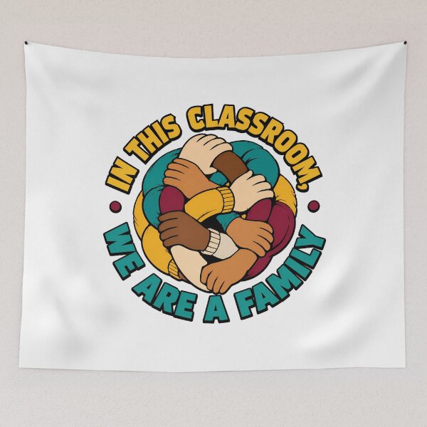 Item preview, Diverse Classroom Family Teacher Unity Back To School designed and sold by chattsuede.