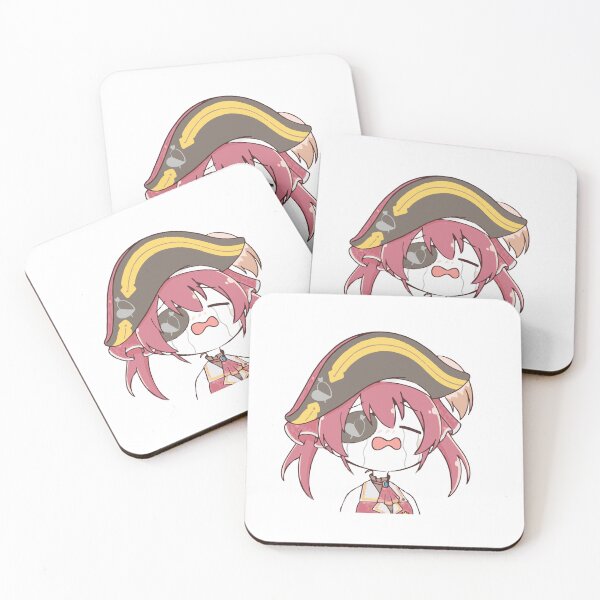 Item preview, Chibi Houshou Marine Crying Pirate Queen Hololive Inspired Cute Artwork designed and sold by GeekMix.