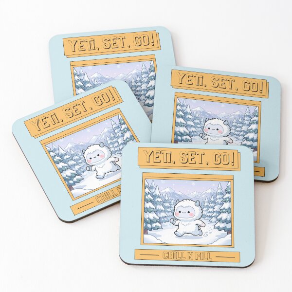 Item preview, Yeti, Set, Go! designed and sold by ChillnFillShop.