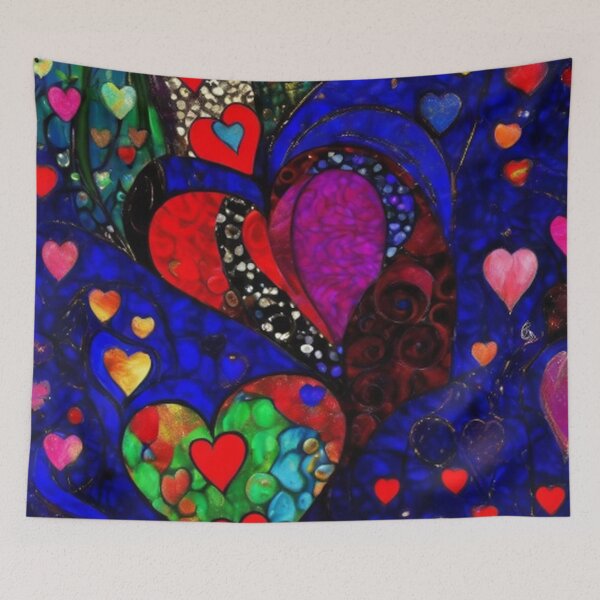 Item preview, Abstract Hearts Art designed and sold by TheDarkWardrobe.