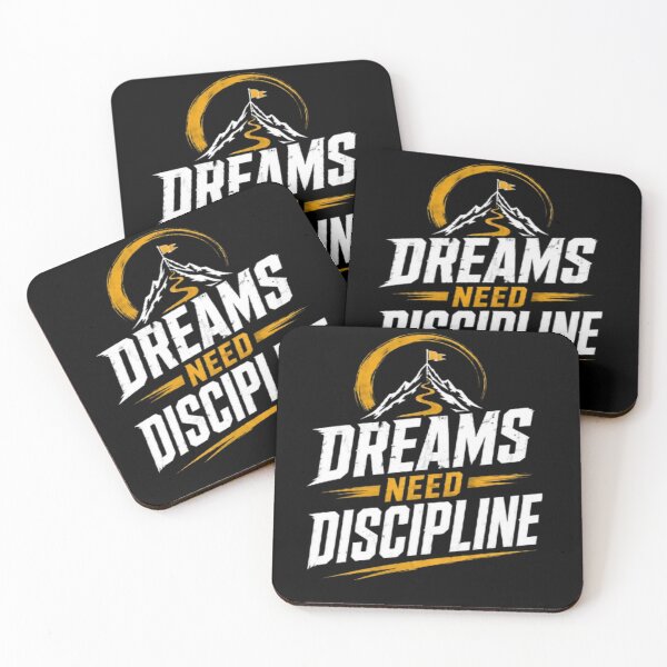 Item preview, Dreams Need Discipline – Mountain Growth Mindset designed and sold by v6ziix.