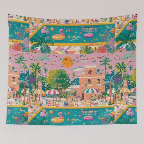 Item preview, Paraíso retro junto a la piscina | Iniciativas de RSC designed and sold by Sheoutthere.