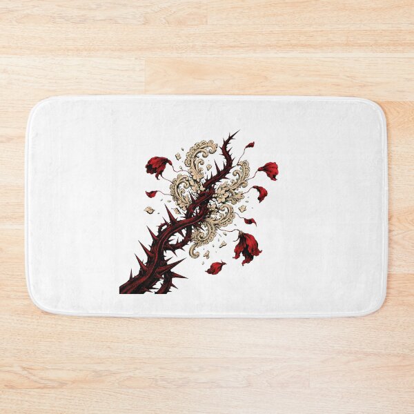 Item preview, Baroque Gothic Thorned Flowers Dark Romantic Pattern designed and sold by chattsuede.