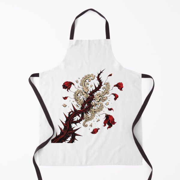 Item preview, Baroque Gothic Thorned Flowers Dark Romantic Pattern designed and sold by chattsuede.