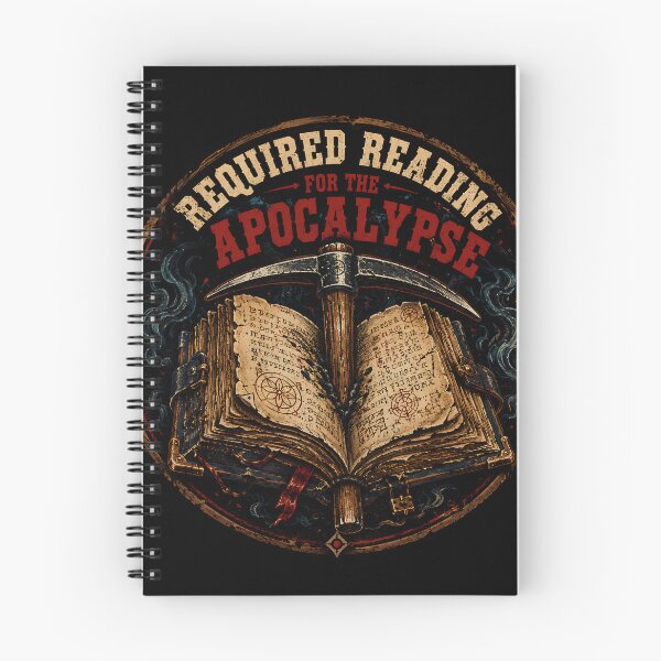 Item preview, Required Reading Apocalypse Grimoire Art designed and sold by Retro Rascals Co..
