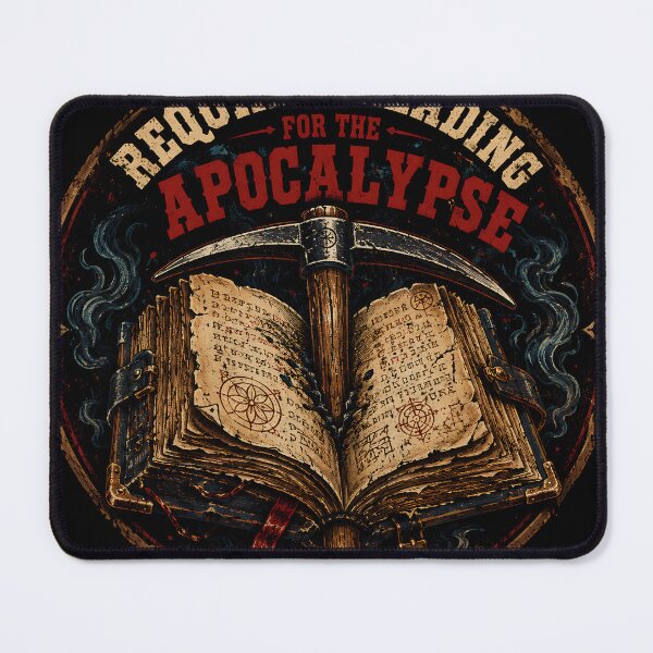 Item preview, Required Reading Apocalypse Grimoire Art designed and sold by Retro Rascals Co..