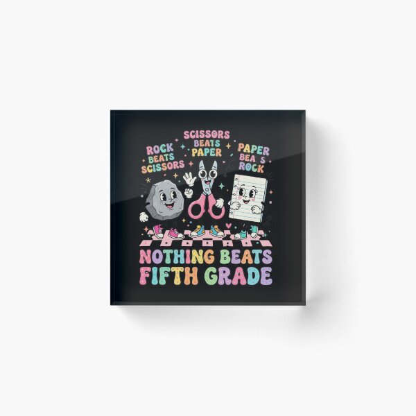Item preview, Funny Nothing Beats 5th Grade Back to School Teacher Students designed and sold by viectory.