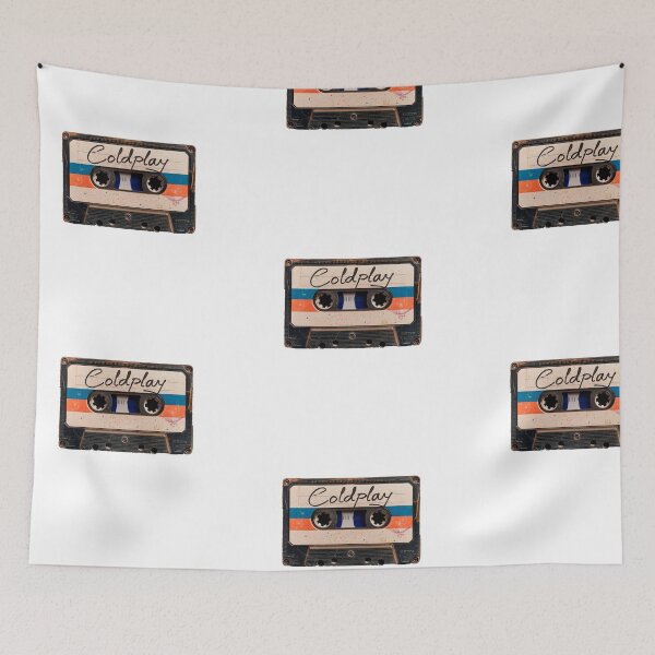 Item preview, Coldplay Cassette Tape Retro Vintage | Alternative Rock Music Aesthetic designed and sold by martirush.