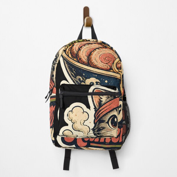 Item preview, Just One More Ramen Noodle Kawaii Cat Vintage Art designed and sold by Retro Rascals Co..