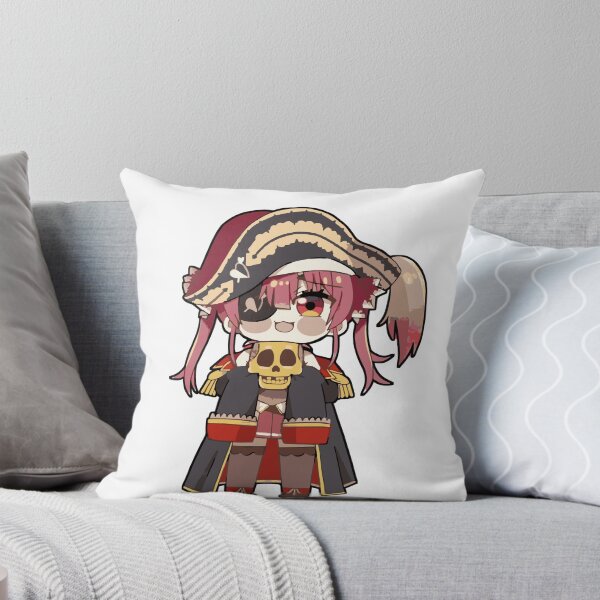 Item preview, Smol Marine and the Golden Skull Pirate Treasure Hololive Inspired Artwork designed and sold by GeekMix.