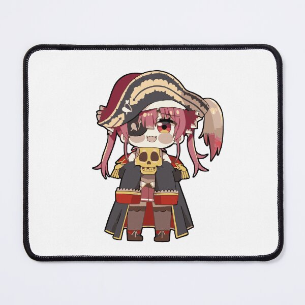 Item preview, Smol Marine and the Golden Skull Pirate Treasure Hololive Inspired Artwork designed and sold by GeekMix.