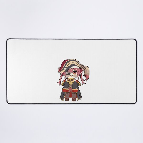 Item preview, Smol Marine and the Golden Skull Pirate Treasure Hololive Inspired Artwork designed and sold by GeekMix.
