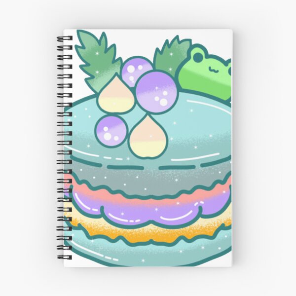 Item preview, Blue cute kawaii macaron dessert  designed and sold by aubriecodie.