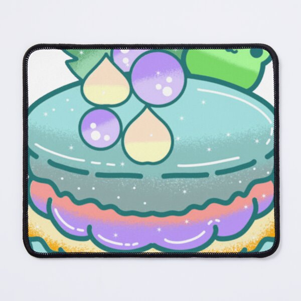 Item preview, Blue cute kawaii macaron dessert  designed and sold by aubriecodie.