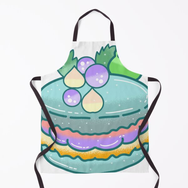 Item preview, Blue cute kawaii macaron dessert designed and sold by aubriecodie.