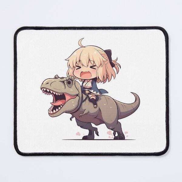 Item preview, Okita Souji Fate Grand Order Dinosaur Chibi Quest designed and sold by Dashsopaner.