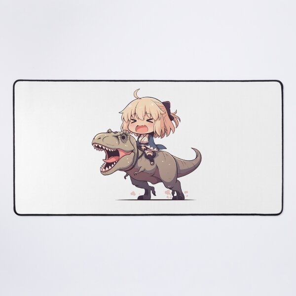 Item preview, Okita Souji Fate Grand Order Dinosaur Chibi Quest designed and sold by Dashsopaner.