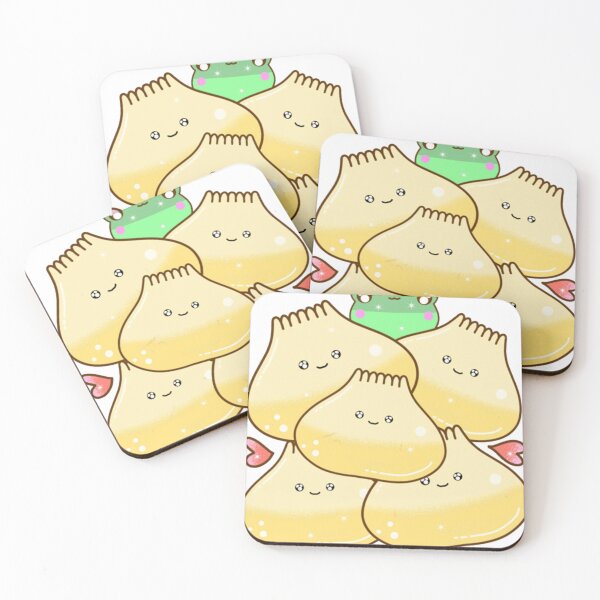 Item preview, Cute kawaii steamed dumplings  designed and sold by aubriecodie.