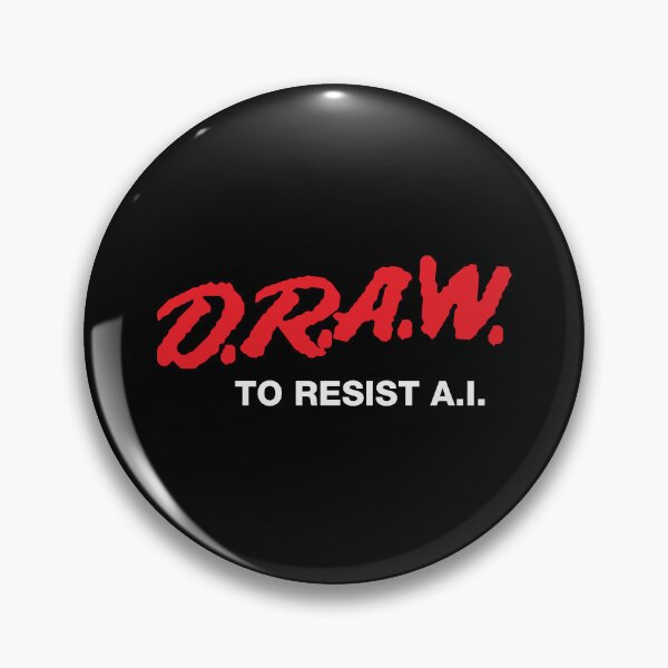 Item preview, draw to resist ai (anti ai) designed and sold by remerasnerdas.
