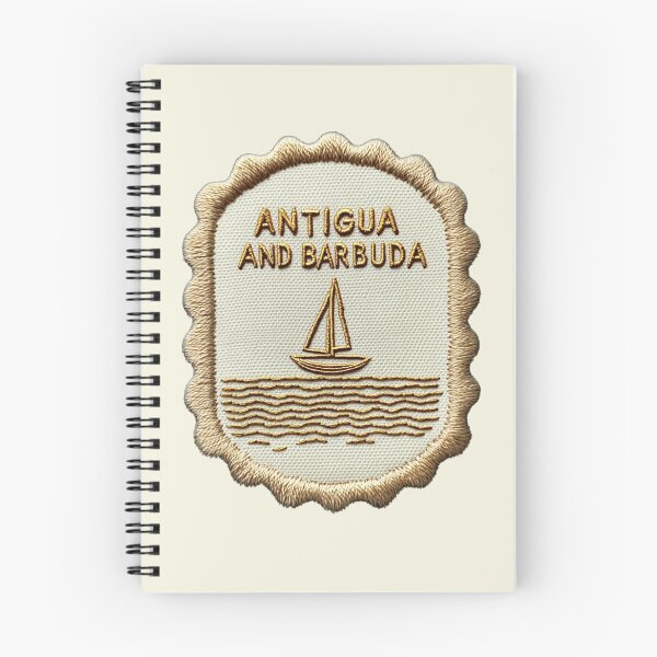 Item preview, Antigua and Barbuda Vintage Travel Patch Sailboat designed and sold by tiigerdad.