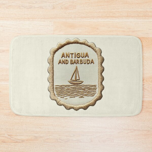 Item preview, Antigua and Barbuda Vintage Travel Patch Sailboat designed and sold by tiigerdad.