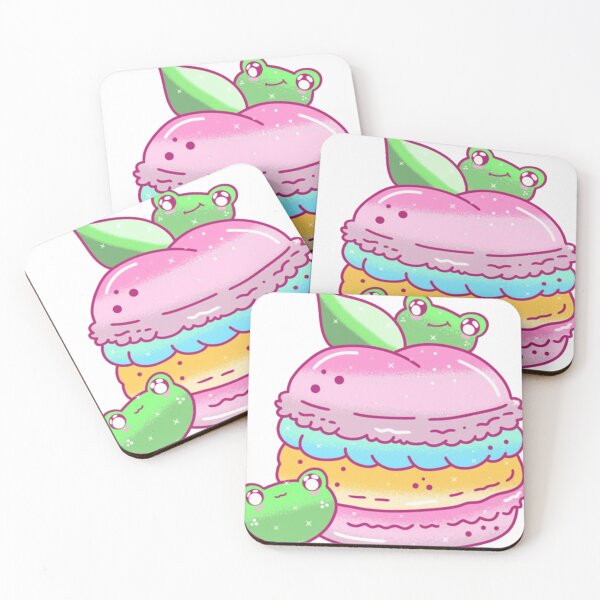 Item preview, Pink plush kawaii macaron  designed and sold by aubriecodie.