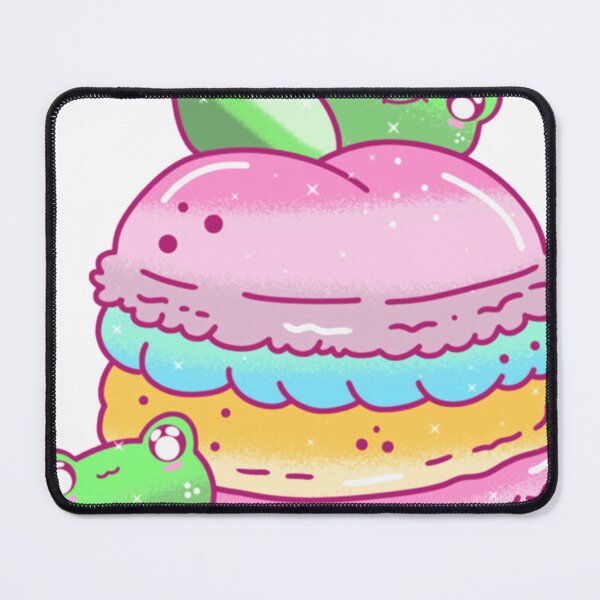 Item preview, Pink plush kawaii macaron  designed and sold by aubriecodie.