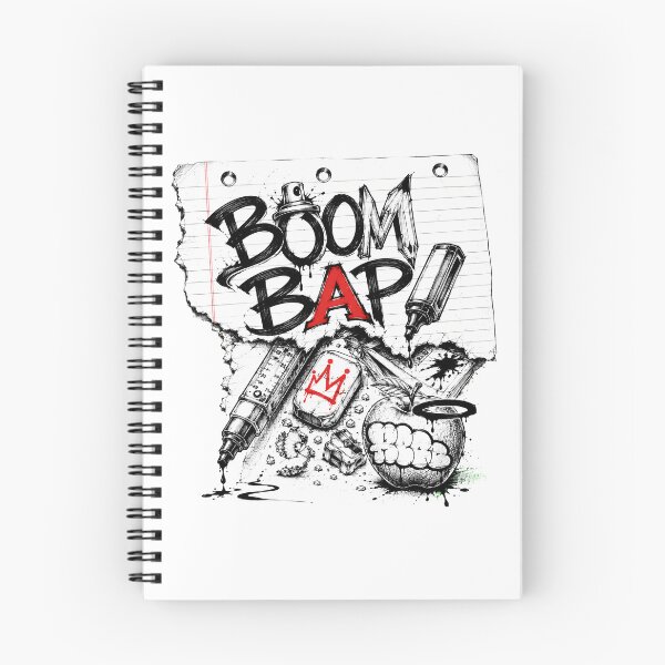 Item preview, Boom Bap Notebook Graffiti Hip Hop Sketch designed and sold by chattsuede.
