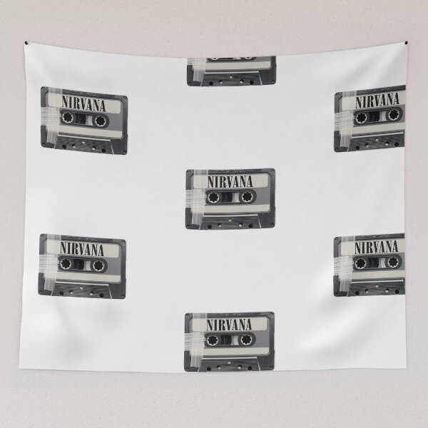 Item preview, Nirvana Cassette Tape Retro Vintage | Grunge Rock Music Aesthetic designed and sold by martirush.