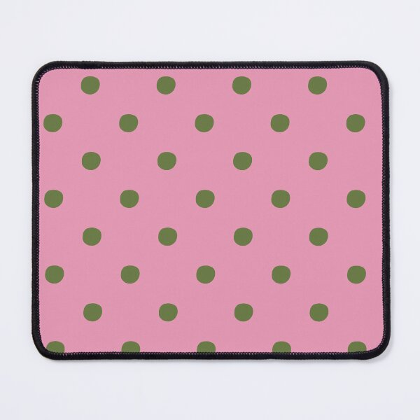 Item preview, Pink and Olive Green Polka Dots | Retro Green Spots on Pink Pattern | Vintage Pink and Green Dotty Pattern | Preppy Pink and Green Polka Dot Seamless Pattern | Bright Pink and Olive Dots designed and sold by VivaFy.