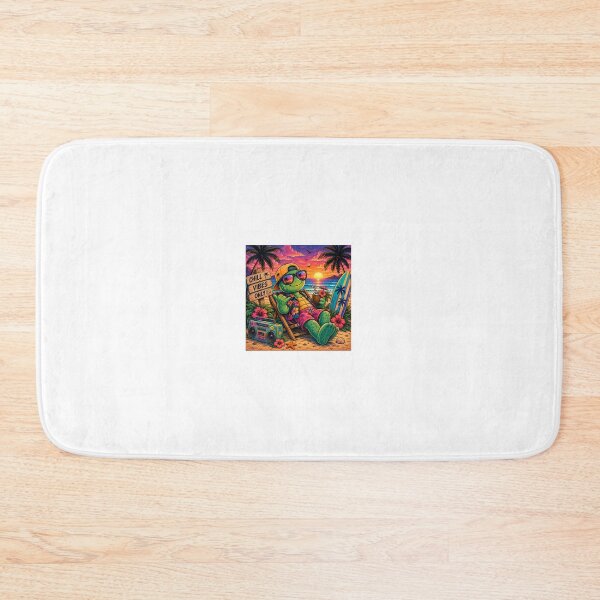 Item preview, Chill Vibes Only Turtle – Retro Beach Vacation designed and sold by Molli98.