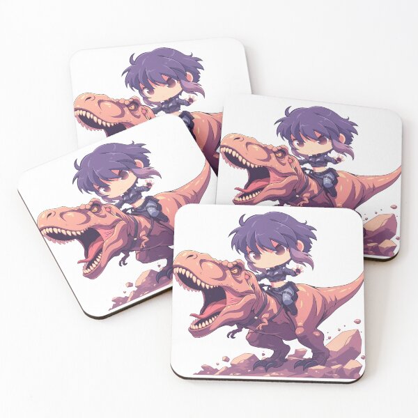 Item preview, Motoko Kusanagi Ghost in the Shell Chibi Dinosaur Adventure designed and sold by Dashsopaner.