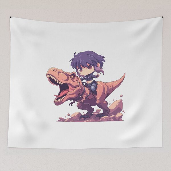 Item preview, Motoko Kusanagi Ghost in the Shell Chibi Dinosaur Adventure designed and sold by Dashsopaner.