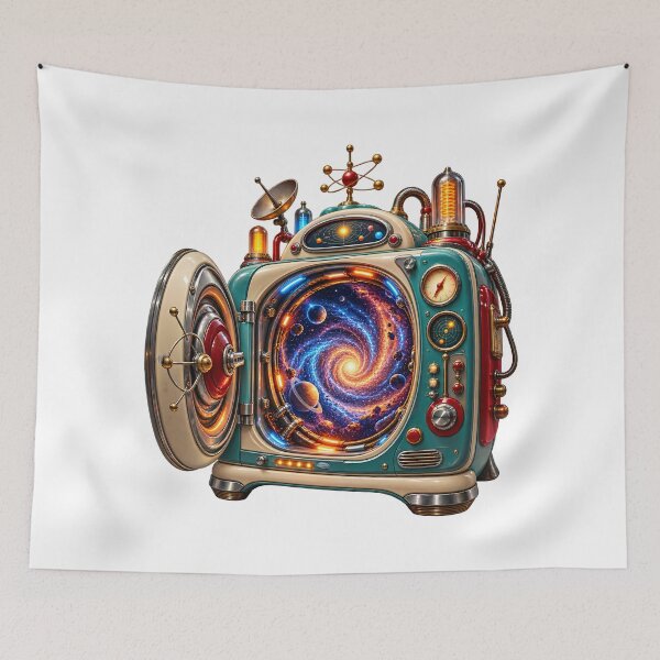 Item preview, Retro Time Machine – Vintage Sci Fi Technology designed and sold by builtforyou.