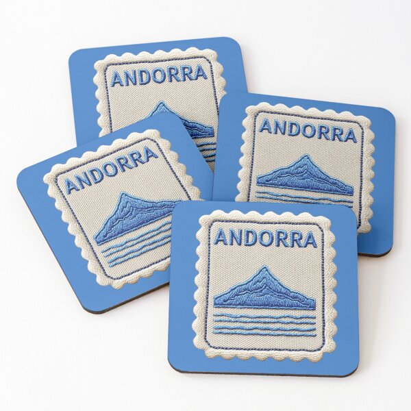 Item preview, Andorra Travel Patch Pyrenees Peak Embroidered designed and sold by tiigerdad.