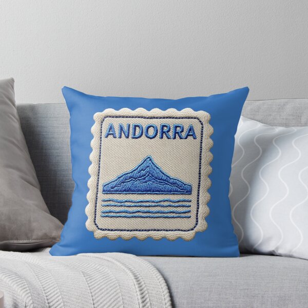 Item preview, Andorra Travel Patch Pyrenees Peak Embroidered designed and sold by tiigerdad.