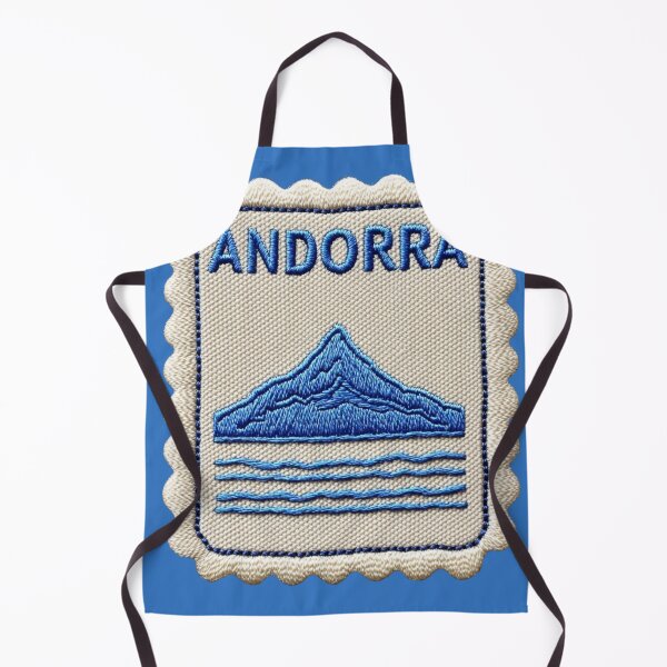 Item preview, Andorra Travel Patch Pyrenees Peak Embroidered designed and sold by tiigerdad.