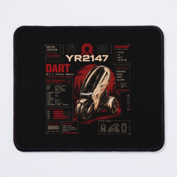 Item preview, YEAR 2147 Futuristic Cyberpunk Sci-Fi Streetwear  designed and sold by TEEJAMBOREE.